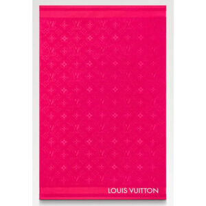 Louis Vuitton Drap Bain LVacation Fuchsia Pink Monogram Classic Logo Beach Towel